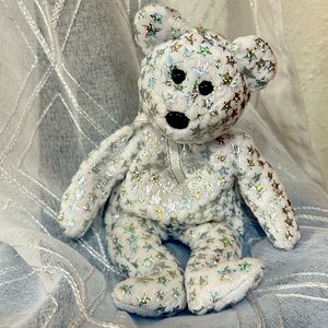 Ty vintage collection toy stuffed animals rare white teddy bear Beginning